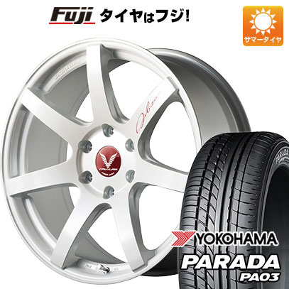 【新品】ハイエース200系 夏タイヤ ホイール4本セット 225/50R18 107/105H ヨコハマ PARADA PA03 ブラックレター ギブソン カミュラ 8J 18インチ(送料無料)|フジコーポレーション