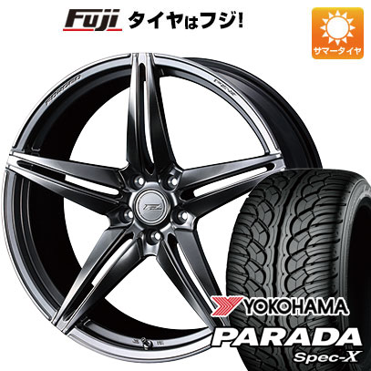 【新品国産車用5穴114.3】 夏タイヤ ホイール4本セット 235/55R20 ヨコハマ PARADA Spec-X WEDS ウェッズ F-ZERO FZ-3 8.5J 20インチ(送料無料)