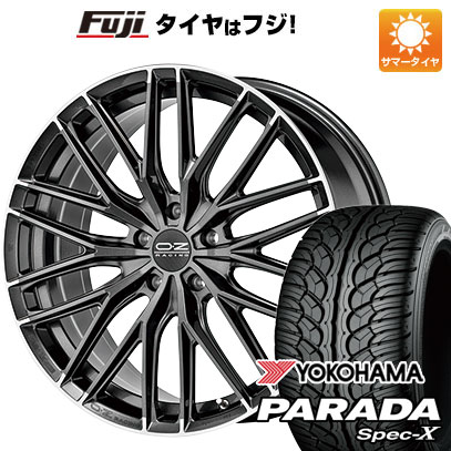 【新品国産車用5穴114.3】 夏タイヤ ホイール4本セット 235/55R20 ヨコハマ PARADA Spec-X OZ グランツーリズモ HLT 8.5J 20インチ(送料無料)