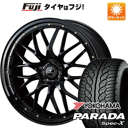 【新品国産車用5穴114.3】 夏タイヤ ホイール4本セット 235/55R20 ヨコハマ PARADA Spec-X WEDS ウェッズ ノヴァリス アセット M1 8.5J 20インチ(送料無料)