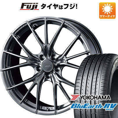 【パンク保証付き】【新品国産車用5穴114.3】 夏タイヤ ホイール4本セット 235/50R18 ヨコハマ ブルーアース RV-03 WEDS ウェッズ F-ZERO FZ-1 7.5J 18インチ(送料無料)|フジコーポレーション