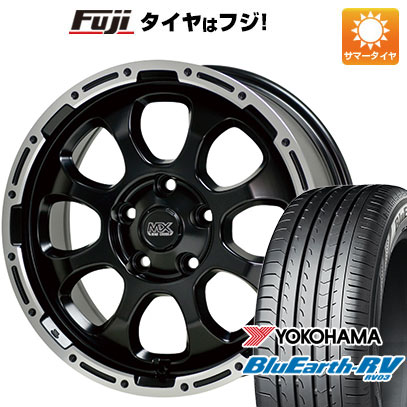【パンク保証付き】【新品国産車用5穴114.3】 夏タイヤ ホイール4本セット 225/65R17 ヨコハマ ブルーアース RV-03 ホットスタッフ マッドクロス グレイス 7J 17インチ(送料無料)