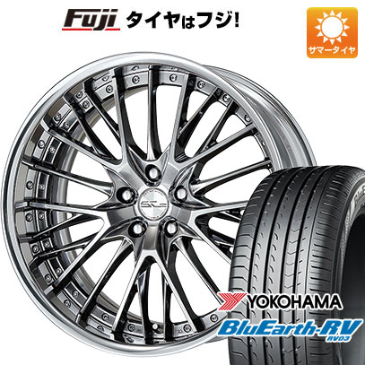 【パンク保証付き】【新品国産車用5穴114.3】 夏タイヤ ホイール4本セット 225/45R19 ヨコハマ ブルーアース RV-03 WORK ワーク シュヴァート SG2 8J 19インチ(送料無料)