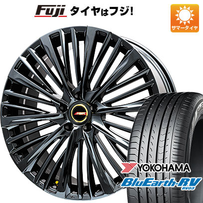 【パンク保証付き】【新品国産車用5穴114.3】 夏タイヤ ホイール4本セット 245/35R20 ヨコハマ ブルーアース RV-03 プレミックス MER-X BMC 8.5J 20インチ(送料無料)