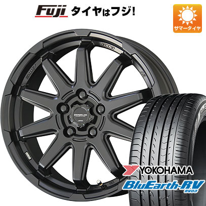 【パンク保証付き】【新品国産車用5穴100】 夏タイヤ ホイール4本セット 205/50R17 ヨコハマ ブルーアース RV-03 共豊 サーキュラー C10S 7J 17インチ(送料無料)｜フジコーポレーション