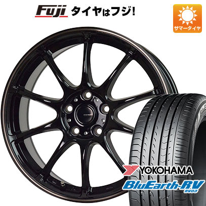 【パンク保証付き】【新品】シエンタ 2015-22 夏タイヤ ホイール4本セット 185/60R15 ヨコハマ ブルーアース RV-03 ホットスタッフ ジースピード P-07 6J 15インチ(送料無料)|フジコーポレーション