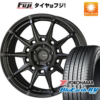 【パンク保証付き】【新品国産車用5穴114.3】 夏タイヤ ホイール4本セット 225/45R18 ヨコハマ ブルーアース RV-03 共豊 ガレルナ レフィーノ 8J 18インチ(送料無料)｜フジコーポレーション 118,500円