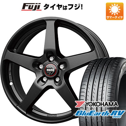 【パンク保証付き】【新品国産車用5穴114.3】 夏タイヤ ホイール4本セット 205/55R17 ヨコハマ ブルーアース RV-03 モモ ファイブ 7J 17インチ(送料無料)｜フジコーポレーション
