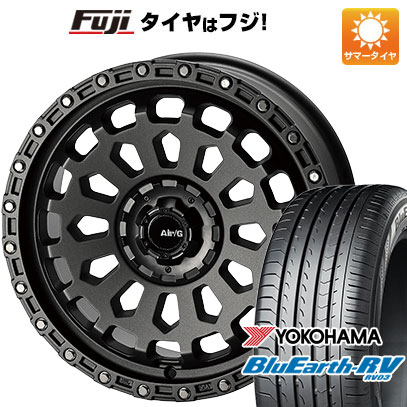 【パンク保証付き】【新品国産車用5穴114.3】 夏タイヤ ホイール4本セット 215/60R17 ヨコハマ ブルーアース RV-03 フォーバイフォーエンジニア エアージー ヴァルカン 7J 17インチ(送料無料)