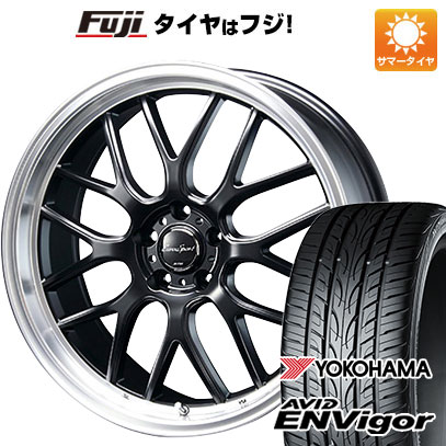 【新品国産車用5穴114.3】 夏タイヤ ホイール4本セット 225/40R19 ヨコハマ エイビッド エンビガーS321 ブレスト ユーロスポーツ タイプ805 セミグロスブラック 7.5J 19インチ(送料無料)|フジコーポレーション