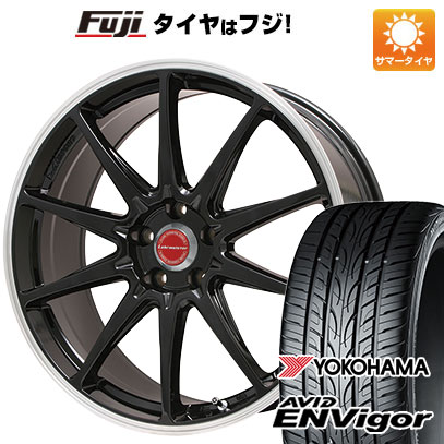 【新品国産車用5穴100】 夏タイヤ ホイール4本セット 245/45R19 ヨコハマ エイビッド エンビガーS321 レアマイスター LMスポーツ RS10(グロスブラックリムポリッシュ) 7.5J 19インチ(送料無料)