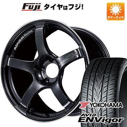 【新品国産車用5穴114.3】 夏タイヤ ホイール4本セット 225/50R18 ヨコハマ エイビッド エンビガーS321 ヨコハマ アドバンレーシング TC-4 8J 18インチ(送料無料)