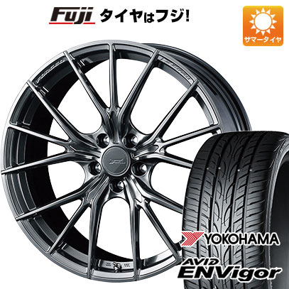 【新品国産車用5穴114.3】 夏タイヤ ホイール4本セット 235/55R18 ヨコハマ エイビッド エンビガーS321 WEDS ウェッズ F-ZERO FZ-1 7.5J 18インチ(送料無料)|フジコーポレーション