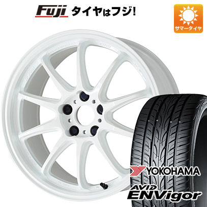 【新品国産車用5穴114.3】 夏タイヤ ホイール4本セット 245/40R19 ヨコハマ エイビッド エンビガーS321 WORK ワーク エモーション ZR10 8.5J 19インチ(送料無料)｜フジコーポレーション