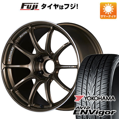 【新品国産車用5穴114.3】 夏タイヤ ホイール4本セット 225/45R18 ヨコハマ エイビッド エンビガーS321 ヨコハマ アドバンレーシング RSIII 8J 18インチ(送料無料)|フジコーポレーション