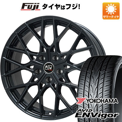 【新品国産車用5穴114.3】 夏タイヤ ホイール4本セット 245/45R19 ヨコハマ エイビッド エンビガーS321 MSW by OZ Racing MSW 74(グロスブラック) 8J 19インチ(送料無料)