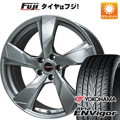 【新品国産車用5穴114.3】 夏タイヤ ホイール4本セット 225/40R19 ヨコハマ エイビッド エンビガーS321 プレミックス ヴェランV(クロームハイパーシルバー) 8J 19インチ(送料無料)