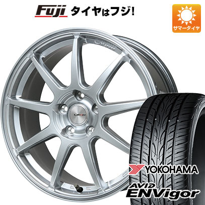【新品国産車用5穴114.3】 夏タイヤ ホイール4本セット 235/55R18 ヨコハマ エイビッド エンビガーS321 レアマイスター LMスポーツLM-QR ハイパーシルバー 8J 18インチ(送料無料)|フジコーポレーション