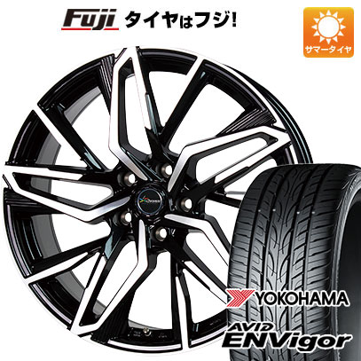【新品国産車用5穴114.3】 夏タイヤ ホイール4本セット 225/40R19 ヨコハマ エイビッド エンビガーS321 ホットスタッフ クロノス CH-112 7.5J 19インチ(送料無料)