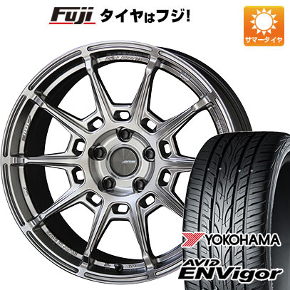 【新品国産車用5穴114.3】 夏タイヤ ホイール4本セット 225/50R18 ヨコハマ エイビッド エンビガーS321 共豊 ガレルナ レフィーノ 8J 18インチ(送料無料)|フジコーポレーション