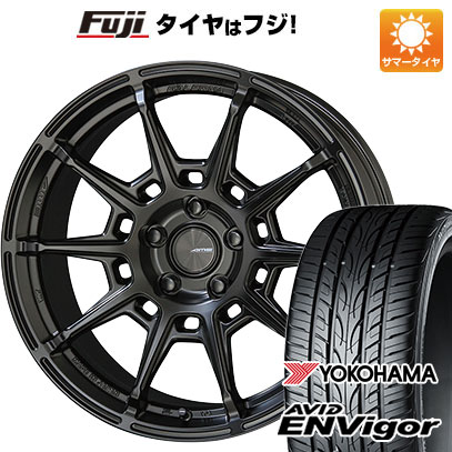 【新品国産車用5穴114.3】 夏タイヤ ホイール4本セット 225/55R18 ヨコハマ エイビッド エンビガーS321 共豊 ガレルナ レフィーノ 7.5J 18インチ(送料無料)|フジコーポレーション