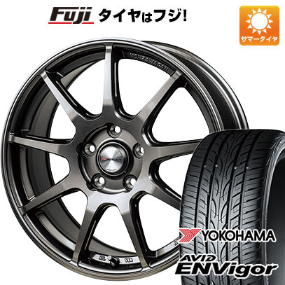 【新品国産車用5穴114.3】 夏タイヤ ホイール4本セット 225/45R18 ヨコハマ エイビッド エンビガーS321 モンツァ Rバージョン FS99 8J 18インチ(送料無料)|フジコーポレーション