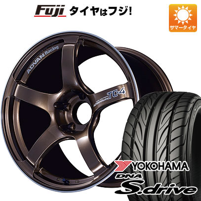 【新品 軽自動車】 夏タイヤ ホイール4本セット 165/45R16 ヨコハマ DNA Sドライブ ヨコハマ アドバンレーシング TC-4 5.5J 16インチ(送料無料)｜フジコーポレーション 108,240円