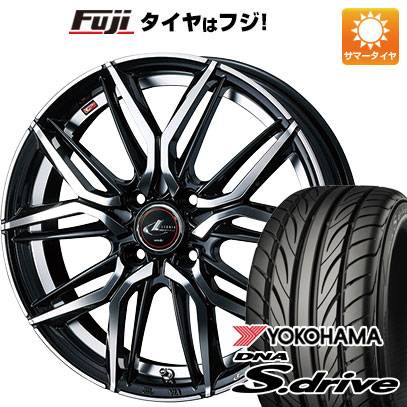 【新品 軽自動車】 夏タイヤ ホイール4本セット 165/45R16 ヨコハマ DNA Sドライブ WEDS ウェッズ レオニス LM 5J 16インチ(送料無料)｜フジコーポレーション