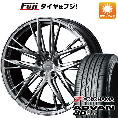 【新品】レクサスNX 2021/11- 夏タイヤ ホイール4本セット 235/50R20 ヨコハマ アドバン dB V552 WEDS ウェッズ F-ZERO FZ-5 20インチ(送料無料)