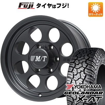 【新品国産車用6穴139.7】 夏タイヤ ホイール4本セット 265/70R16 121/118 Q ヨコハマ ジオランダー X-AT G016 RBL ミッキートンプソン クラシック3 ブラック 8J 16インチ(送料無料)|フジコーポレーション