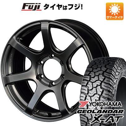 【新品国産車用6穴139.7】 夏タイヤ ホイール4本セット 265/65R18 122/119 Q ヨコハマ ジオランダー X-AT G016 RBL トゥホット バックナイン ライトスピード 8.5J 18インチ(送料無料)