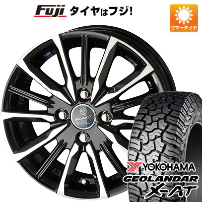 【新品 軽自動車】ハスラー デリカミニ(4WD) 夏タイヤ ホイール4本セット 165/60R15 ヨコハマ ジオランダー X-AT G016 RBL 共豊 スマック ヴァルキリー 4.5J 15インチ(送料無料)｜フジコーポレーション