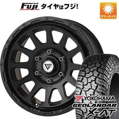 【新品】プラド/ハイラックス 夏タイヤ ホイール4本セット 265/70R17 121/118 Q ヨコハマ ジオランダー X-AT G016 RBL デルタフォース オーバル 8J 17インチ(送料無料)|フジコーポレーション