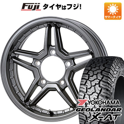 【新品】ジムニーシエラ/ジムニーノマド 夏タイヤ ホイール4本セット 215/70R16 ヨコハマ ジオランダー X-AT G016 RBL ジャオス エクセルJX3 6J 16インチ(送料無料)｜フジコーポレーション