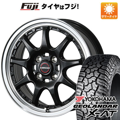 【新品 軽自動車】ハスラー 夏タイヤ ホイール4本セット 165/65R14 ヨコハマ ジオランダー X-AT G016 RBL ブレスト ユーロマジック タイプSC-9 4.5J 14インチ(送料無料)|フジコーポレーション