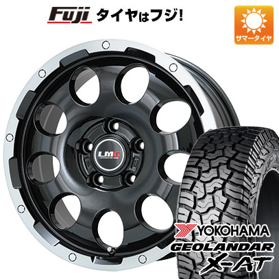 【新品】デリカD5 夏タイヤ ホイール4本セット 235/70R16 ヨコハマ ジオランダー X-AT G016 RBL レアマイスター LMG CS-9 ブラック/ブラッククリアリム 6.5J 16インチ(送料無料)