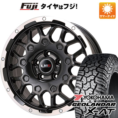 【新品】デリカD5 夏タイヤ ホイール4本セット 235/70R16 ヨコハマ ジオランダー X-AT G016 RBL レアマイスター LMG MS-9W ブラック/ブラッククリアリム 6.5J 16インチ(送料無料)