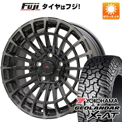【新品】デリカD5 夏タイヤ ホイール4本セット 235/70R16 ヨコハマ ジオランダー X-AT G016 OWL エムクライム ノマド 7J 16インチ(送料無料)