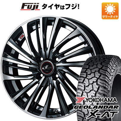 【新品 軽自動車】ハスラー 夏タイヤ ホイール4本セット 165/65R14 ヨコハマ ジオランダー X-AT G016 RBL WEDS ウェッズ レオニス FS 4.5J 14インチ(送料無料)|フジコーポレーション