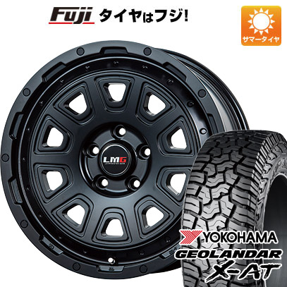 【新品】デリカD5 夏タイヤ ホイール4本セット 235/70R16 ヨコハマ ジオランダー X-AT G016 RBL レアマイスター LMG DS-10 マットブラック 7J 16インチ(送料無料)