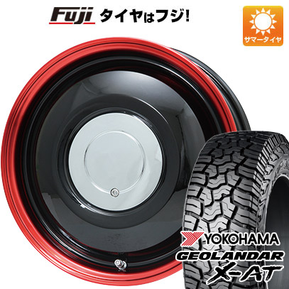 【新品 軽自動車】ハスラー デリカミニ(4WD) 夏タイヤ ホイール4本セット 165/60R15 ヨコハマ ジオランダー X-AT G016 RBL WORK ワーク レッドスレッド フジオリジナルカラー 4.5J 15インチ(送料無料)｜フジコーポレーション 68,475円