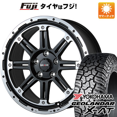 【新品】RAV4（アドベンチャー） 夏タイヤ ホイール4本セット 245/65R17 ヨコハマ ジオランダー X-AT G016 OWL ブレスト バーンズテック ブレイブストリーム 7.5J 17インチ(送料無料)｜フジコーポレーション