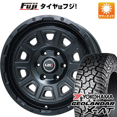 【新品国産車用6穴139.7】 夏タイヤ ホイール4本セット 275/65R18 116 T XL ヨコハマ ジオランダー X-AT G016 RBL レアマイスター LMG DS-10 マットブラック 8J 18インチ(送料無料)