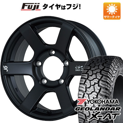 【新品】ジムニーシエラ/ジムニーノマド 夏タイヤ ホイール4本セット 215/70R16 ヨコハマ ジオランダー X-AT G016 RBL ドゥオール CST ZERO-1 ハイパーJ6 6J 16インチ(送料無料)