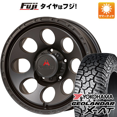 【新品】ジムニー 夏タイヤ ホイール4本セット 195R16C 104/102Q ヨコハマ ジオランダー X-AT G016 OWL エムクライム アストロ DC 5.5J 16インチ(送料無料)｜フジコーポレーション