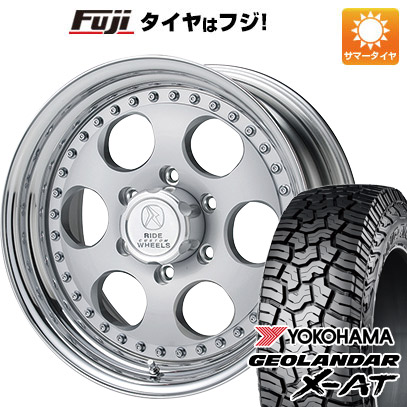 【新品】プラド/ハイラックス 夏タイヤ ホイール4本セット 265/70R17 115 T ヨコハマ ジオランダー X-AT G016 RBL エルフォード ブラッドストック 3P 8J 17インチ(送料無料)