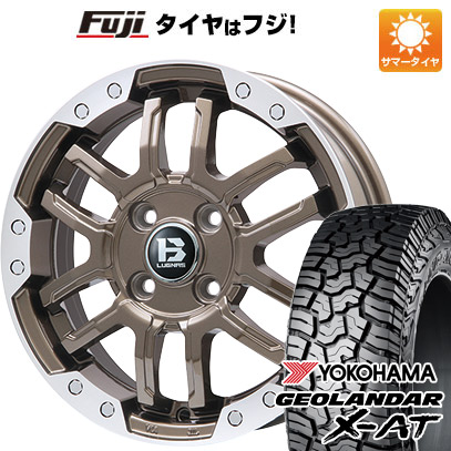 【新品】デリカD5 夏タイヤ ホイール4本セット 235/70R16 ヨコハマ ジオランダー X-AT G016 OWL ビッグウエイ B-LUGNAS FRD(ブロンズ/リムポリッシュ) 6.5J 16インチ(送料無料)