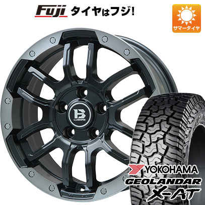 【新品】RAV4（アドベンチャー） 夏タイヤ ホイール4本セット 245/65R17 ヨコハマ ジオランダー X-AT G016 OWL ビッグウエイ B-LUGNAS FRD(マットブラック/ブラッククリアリム) 7J 17インチ(送料無料)
