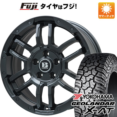 【新品】RAV4(アドベンチャー) 夏タイヤ ホイール4本セット 245/65R17 ヨコハマ ジオランダー X-AT G016 OWL ビッグウエイ B-LUGNAS FRD(マットブラック) 7J 17インチ(送料無料)
