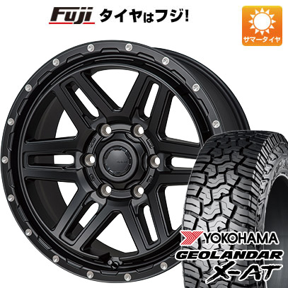 【新品】プラド/ハイラックス 夏タイヤ ホイール4本セット 265/65R17 120/117 Q ヨコハマ ジオランダー X-AT G016 RBL モンツァ HI-BLOCK エルデ 8J 17インチ(送料無料)｜フジコーポレーション